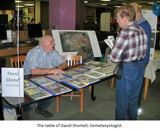 The table of David Shortell, Cemetryologist.