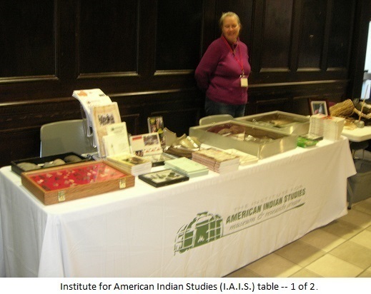 Institute for Amerian Indian Studies (IAIS) table -- 1 of 2