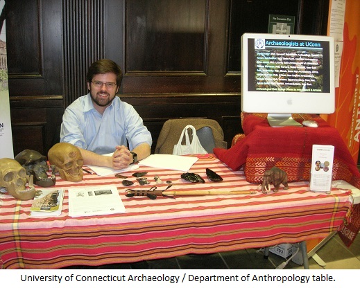University of Connecticut / Department of Anthropology table.