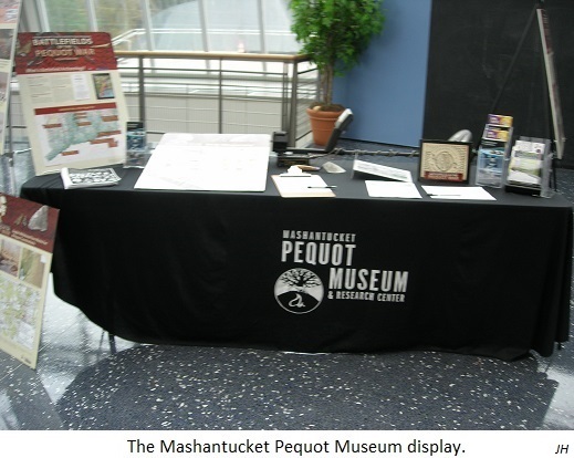 The Mashantucket Pequot Museum display. JH