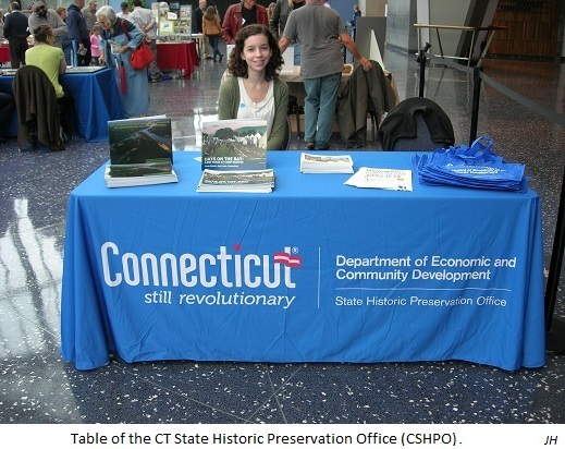 Table of the CT State Historic Preservation Office (CSHPO). JH