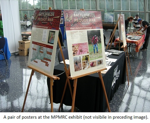 A pair of posters at the MPMRC exhibit. (not visible in the previous
                                           image).