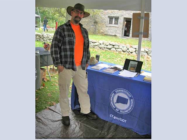 October 14, 2023. Scott Speal at the Connecticut Department of 
                                       Transportation table.