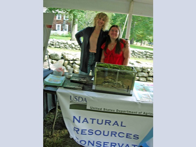 October 5, 2024. Krista Dotzel and Ashley Geissler at the U.S. Department
                                     of Agriculture (USDA) Natural Resources Conservation Service table.