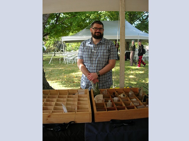 October 5, 2024. Eric Heffter at the Heritage Consultants table.