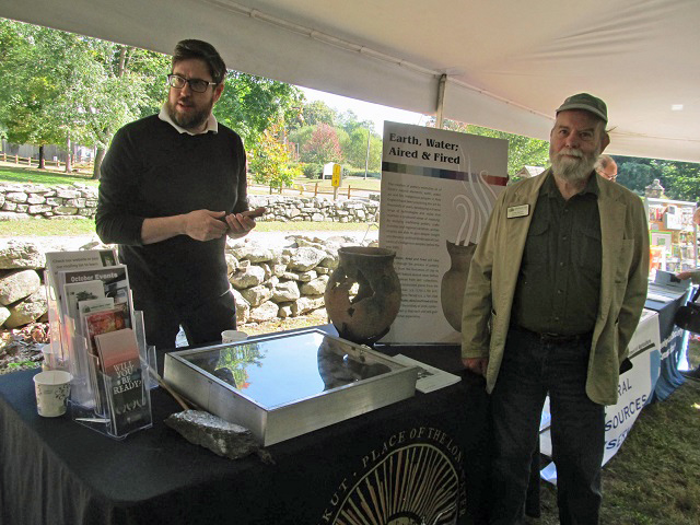 October 5, 2024. Paul Wegner and Craig Nelson at the Intitute for American Indian Studies (IAIS) table.