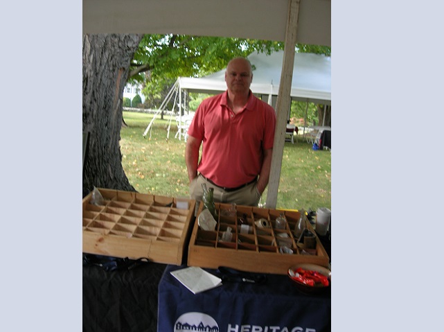 October 5, 2024. David George at the Heritage Consultants table.