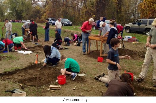 An awesome day at the dig!